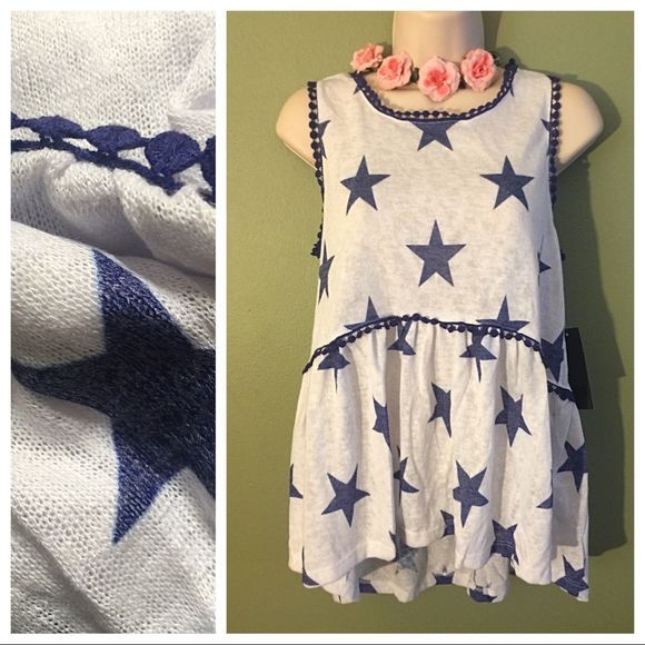 ⭐️BABY DOLL SLEEVELESS TOP SIZE SMALL NWT⭐️ - Picture 1 of 6